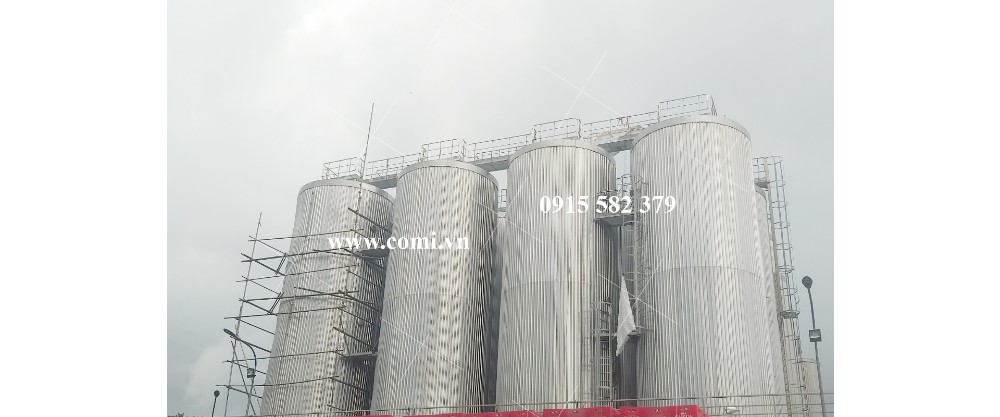 Sai Gon Mien Tay Beer - Installation of fermentation tanks